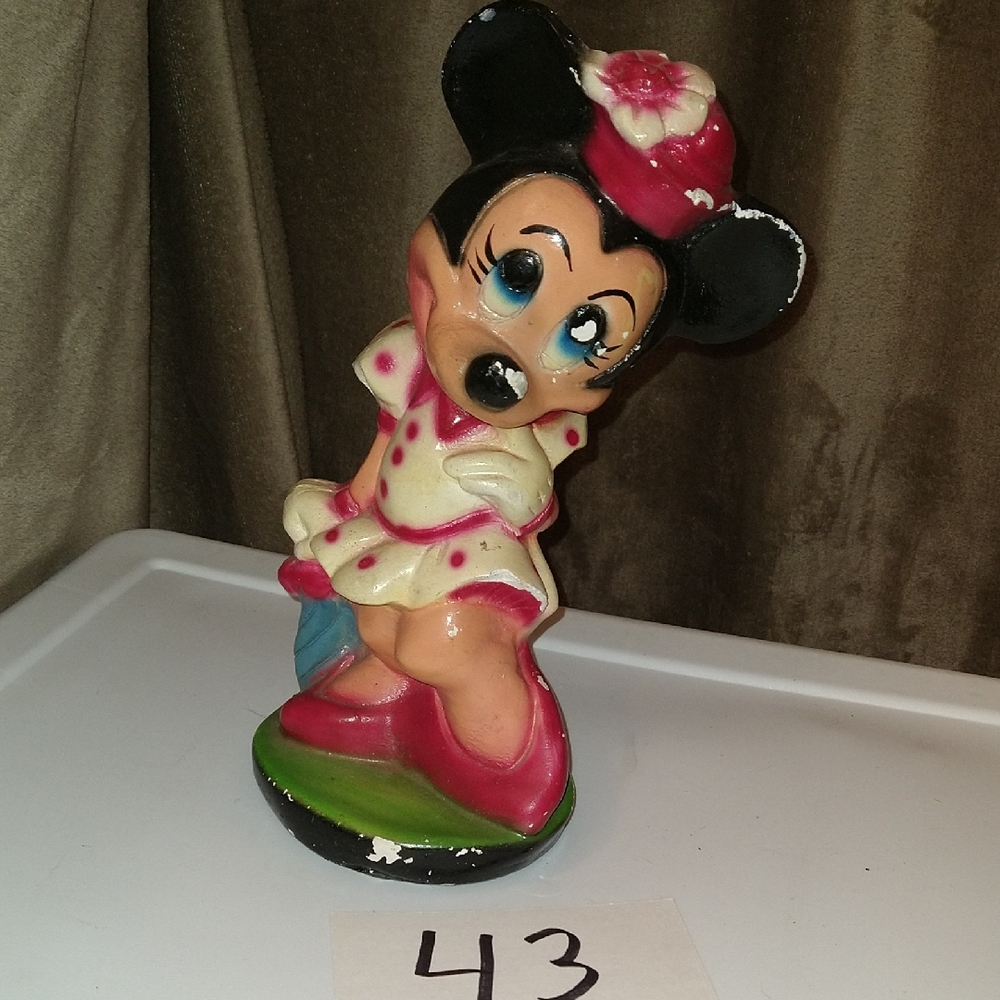 Vintage Minnie Mouse Figurine Bank